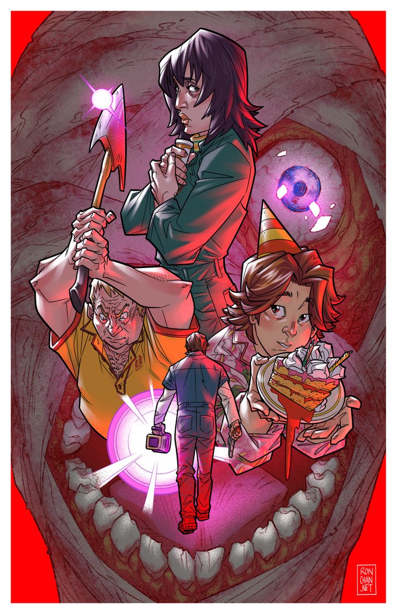 RonDanChan's tweet image. Took some time to draw some #Mouthwashing fanart because I wanted a new piece for #ECCC next month!