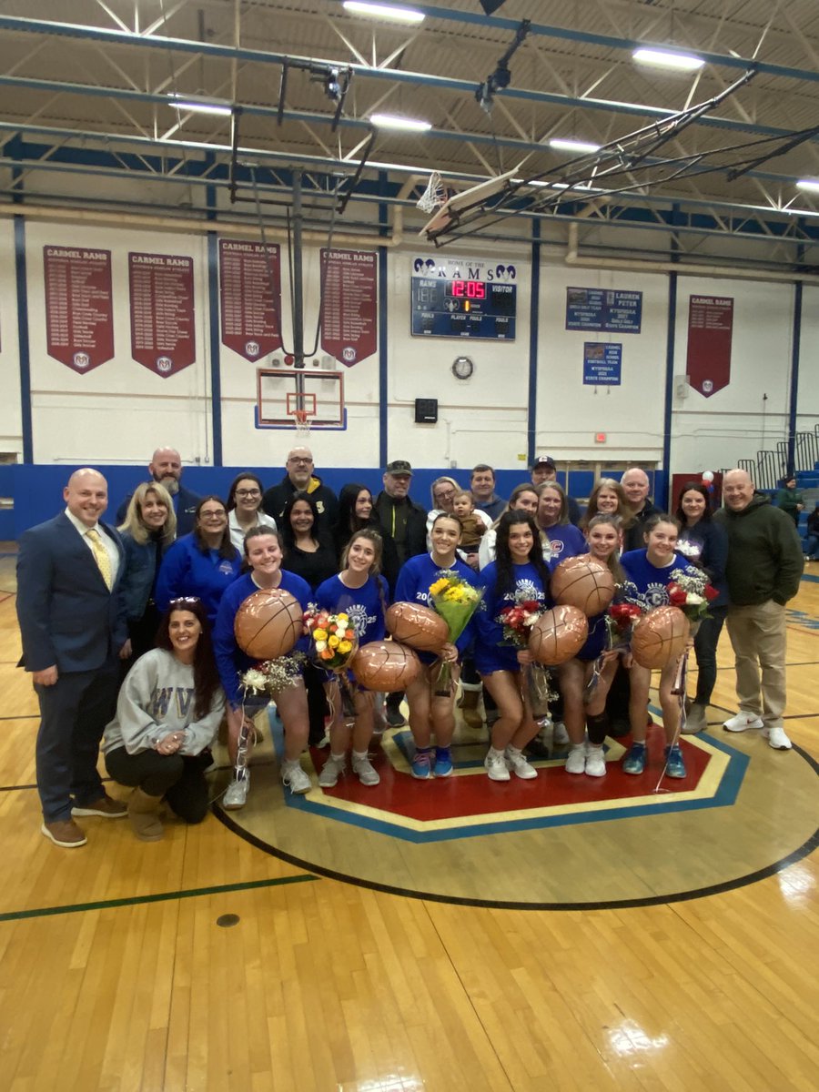 CCSD_Athletics's tweet image. Varsity girls basketball earns the win over Saunders on senior night. Congrats seniors!