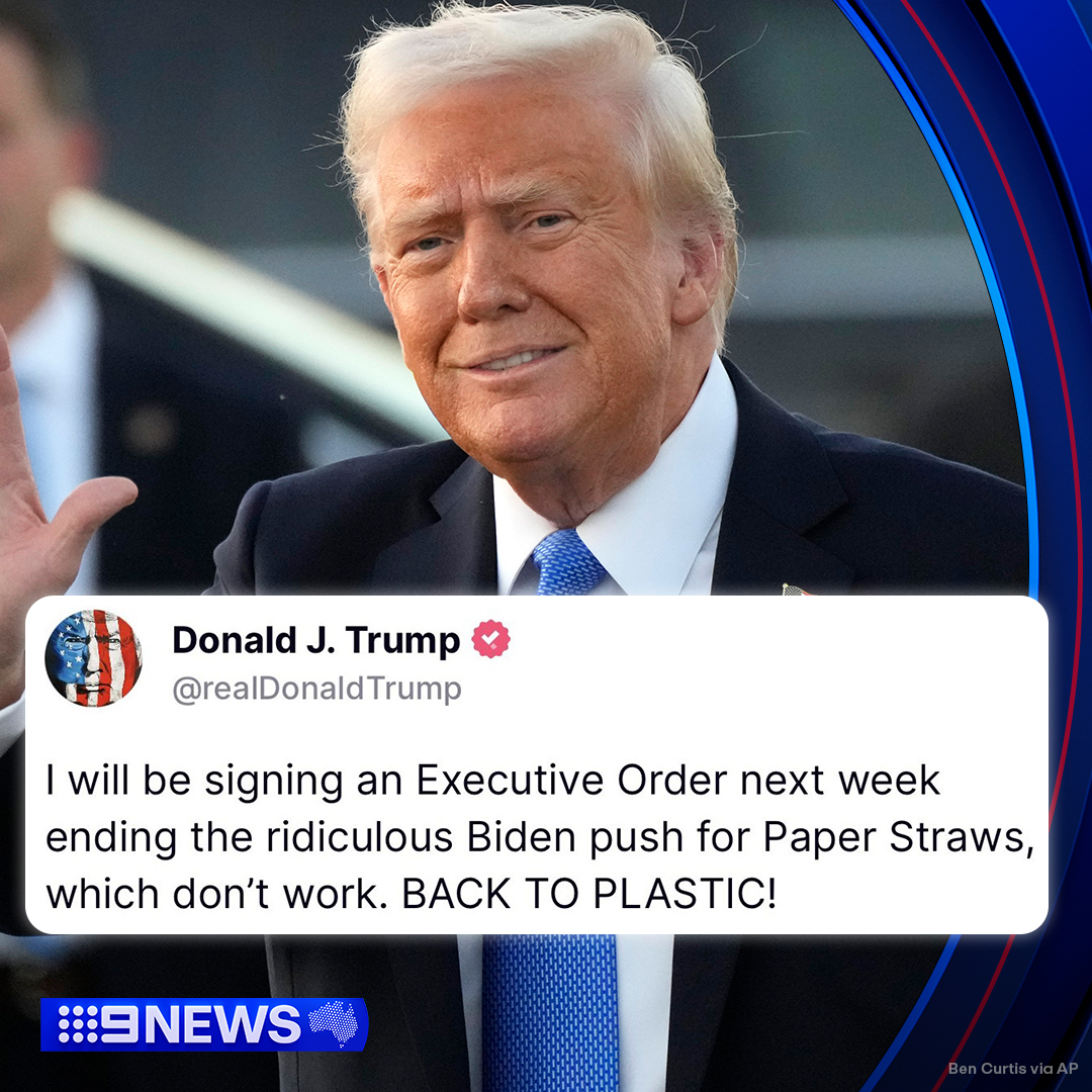Trump has promised to bring back plastic straws with an executive order next week, claiming in a post on his Truth Social platform that the paper alternatives "don't work."

The statement comes as what appears to be an effort to repeal his predecessor's push to phase out