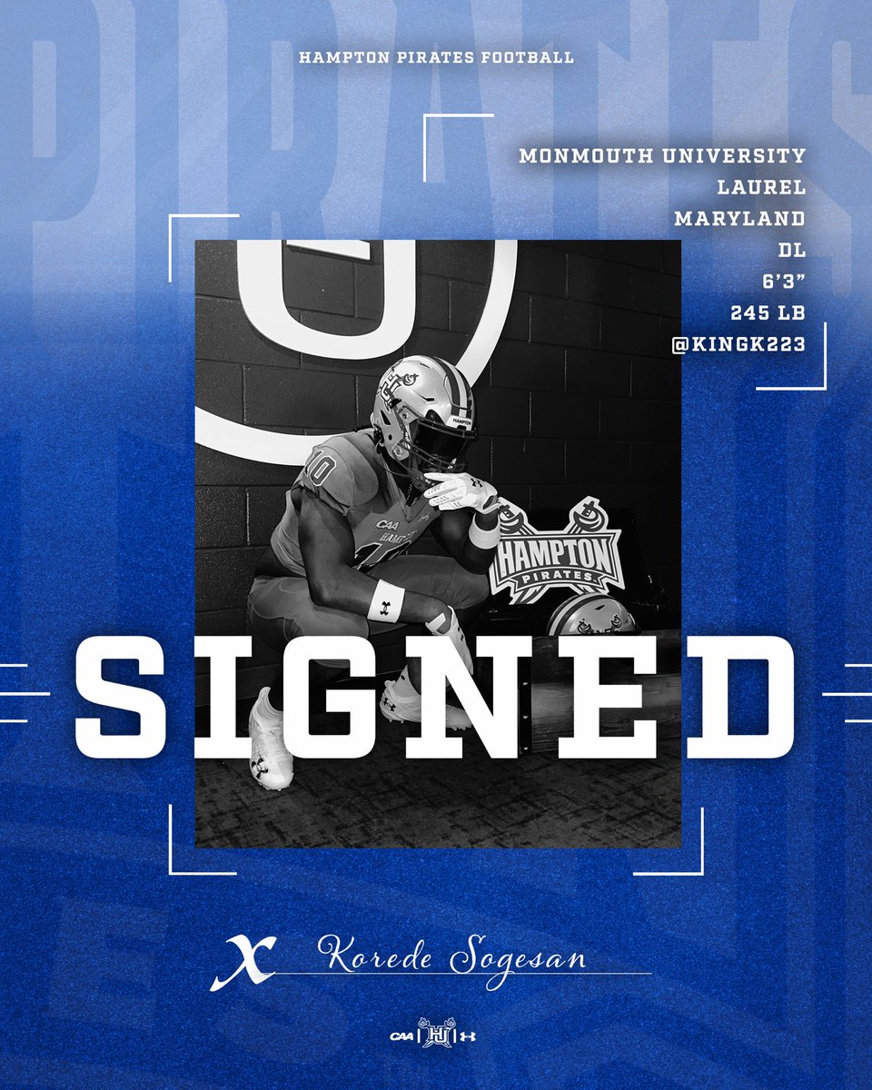 Hampton Pirates Football tweet media