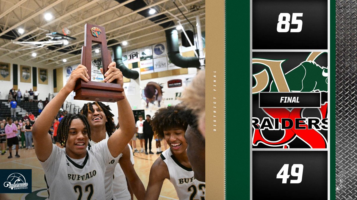 The district is ours! On to regionals we go...