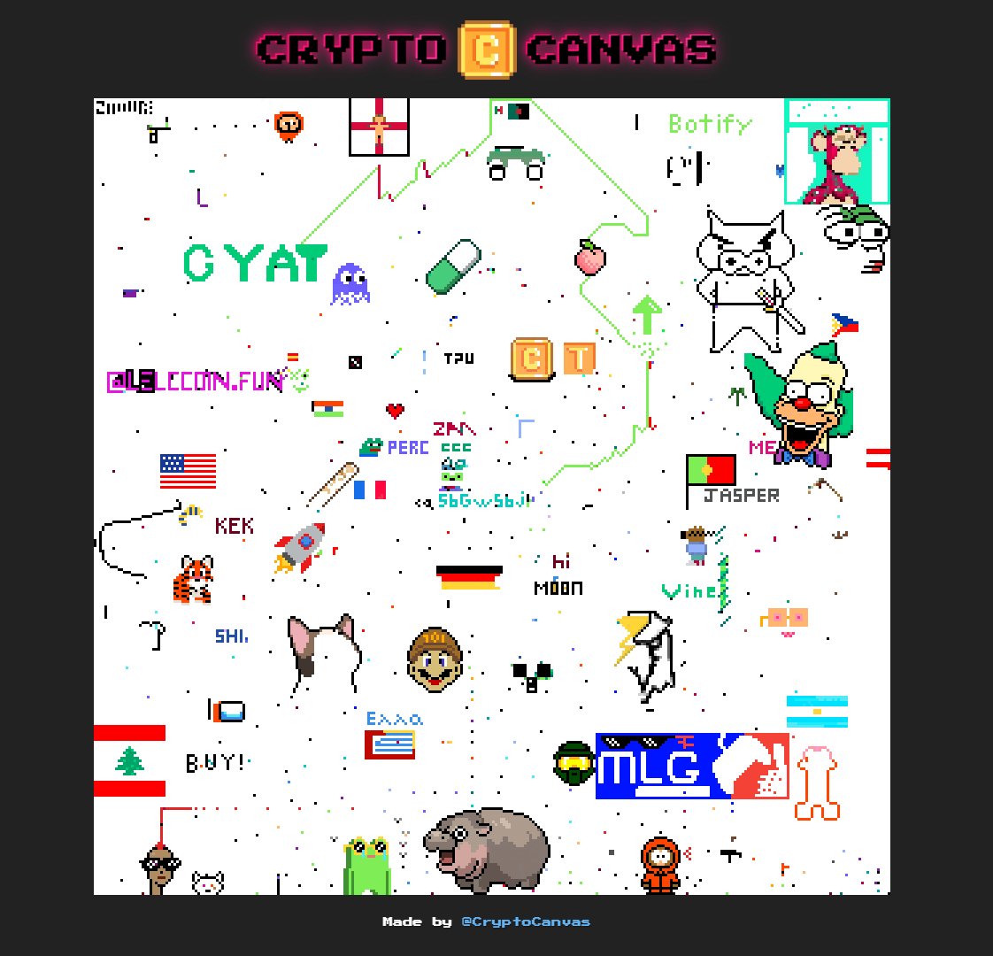 CryptoCanvasFUN's tweet photo. The $CANVAS after 1 day 🚀

Which is your favorite piece of art? 🎨 https://t.co/stWlUeIuLF
