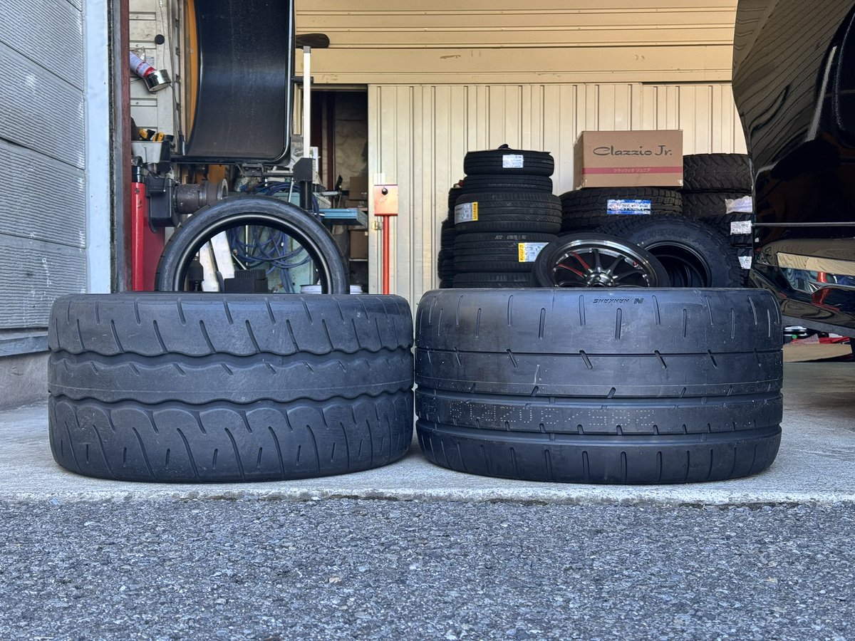 ADVAN NEOVA AD09 285/30R18からNANKANG CR-S 285/30R18に組み換え同じ