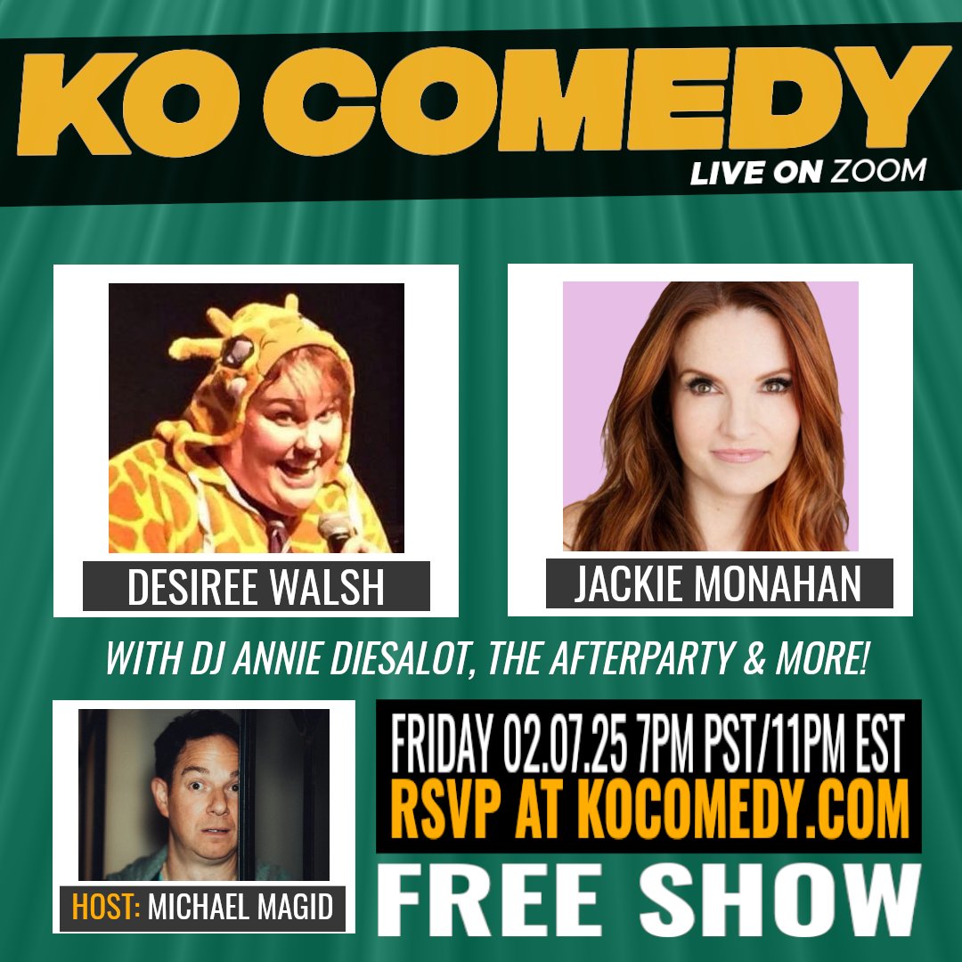 It's Friday and it's 55 degrees, cold and wet in LA. Perfect excuse to stay in and enjoy some online <a href="/kocomedy/">KO Comedy</a>  7pm Pacific. 

Part podcast, part stand up , all crazy :P 

kocomedy.com for the link!