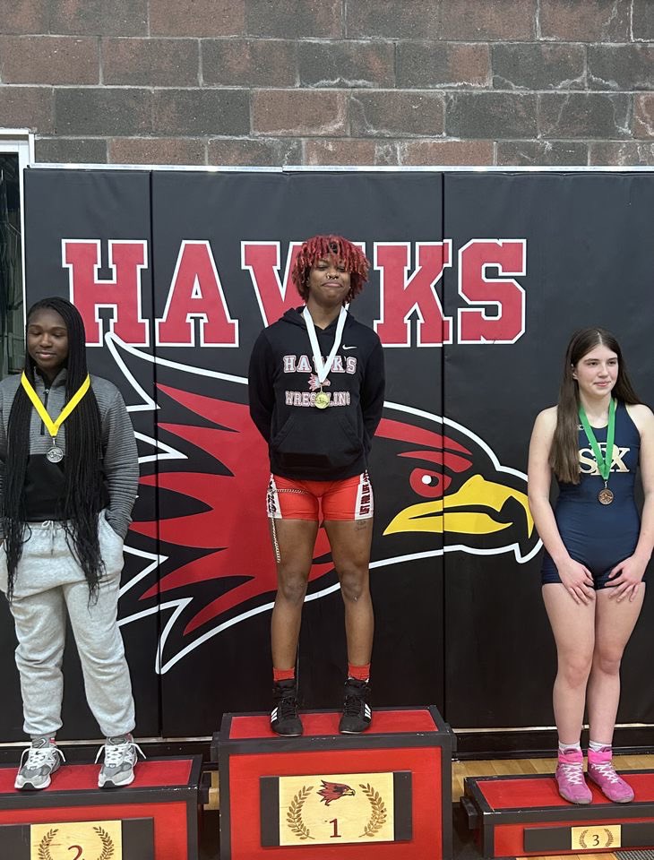 Lady Lancers take 3rd at the Hawks Winter Classic 
🥇Aubrey Melber
🥇Samantha Schmelig
🥇Faith Sebastian
🥉Kaihlynn Julius