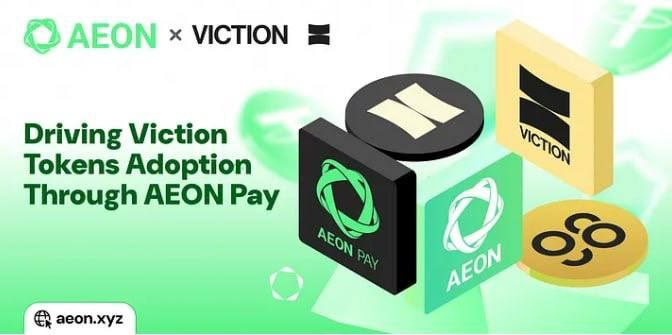 🎉 AEON Pay - một dịch vụ thanh toán crypto của AEON, một chuỗi siêu thị lớn tại Nhật Bản và Việt Nam
Hợp tác chiến lược cùng VICTION  nền tảng blockchain Layer 1 mở ra cánh cửa tiện ích cho các nhà phát triển ứng dụng!   

✅AEON Pay là một dịch vụ