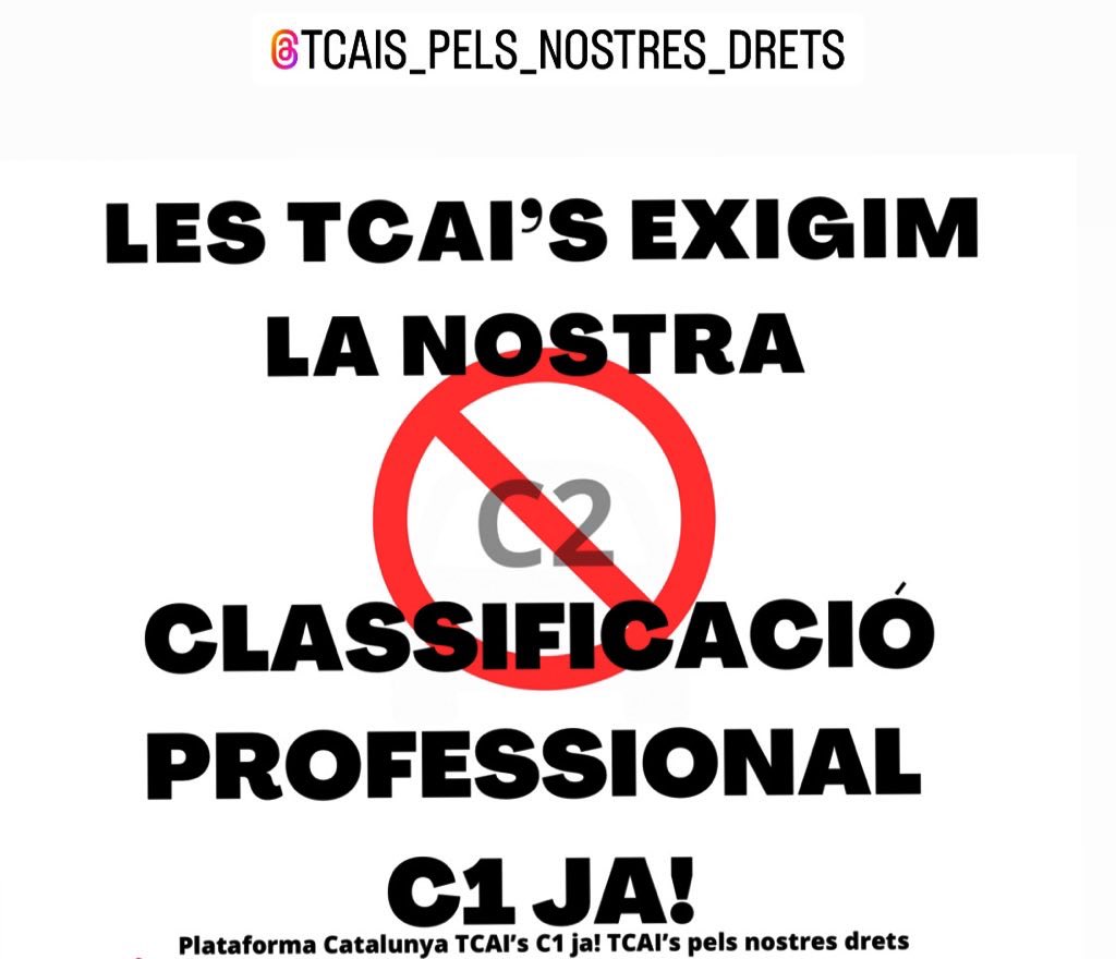 🔴És TAN GREU el que patim les Tècniques esp.Grau Mig Sanitari que costa de creure.
Ens formem, ens actualitzem, treballem amb excel·lència, aportem un valor INCALCULABLE a la sanitat pública.

👉🏾l’administració ens ignora, ens menysté i ens deixa en un buit legal injustificable.