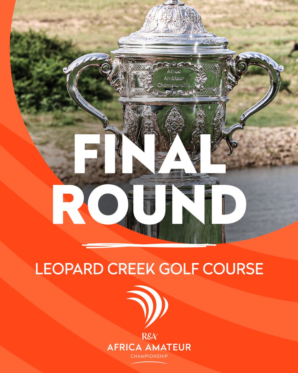 It's the final round at Leopard Creek and only one can lift the trophy at the end of the day 🏆

Who will it be? Follow along live 👉 go.randa.org/AfricaAmateurL…