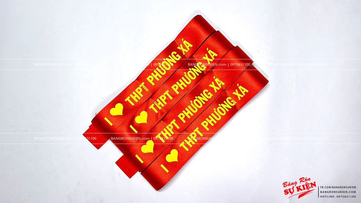 bangronsukien's tweet image. Ruy băng buộc đầu cổ động cho trường THPT Phương Xá | Cẩm Khê, Phú Thọ
" băng rôn cổ vũ không chỉ mang tính chất trang trí mà còn là công cụ đắc lực để thúc đẩy tinh thần, tạo sự gắn kết và làm cho các hoạt động trong trường trở nên ý nghĩa hơn "
#cap3