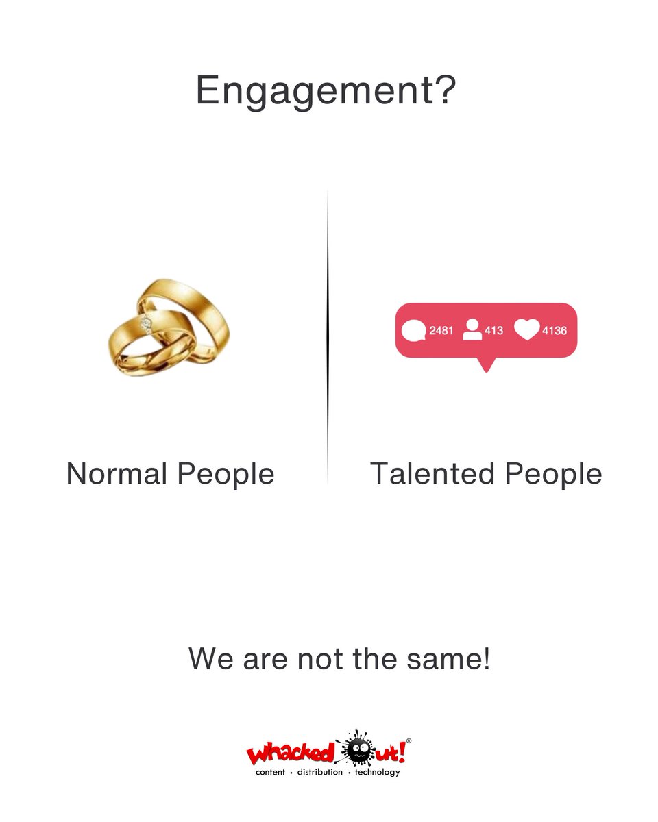 WhackedOutMedia's tweet image. Which side are you on?

#WhackedoutMedia #WOM #EngagementGoals #SocialMediaVsReality