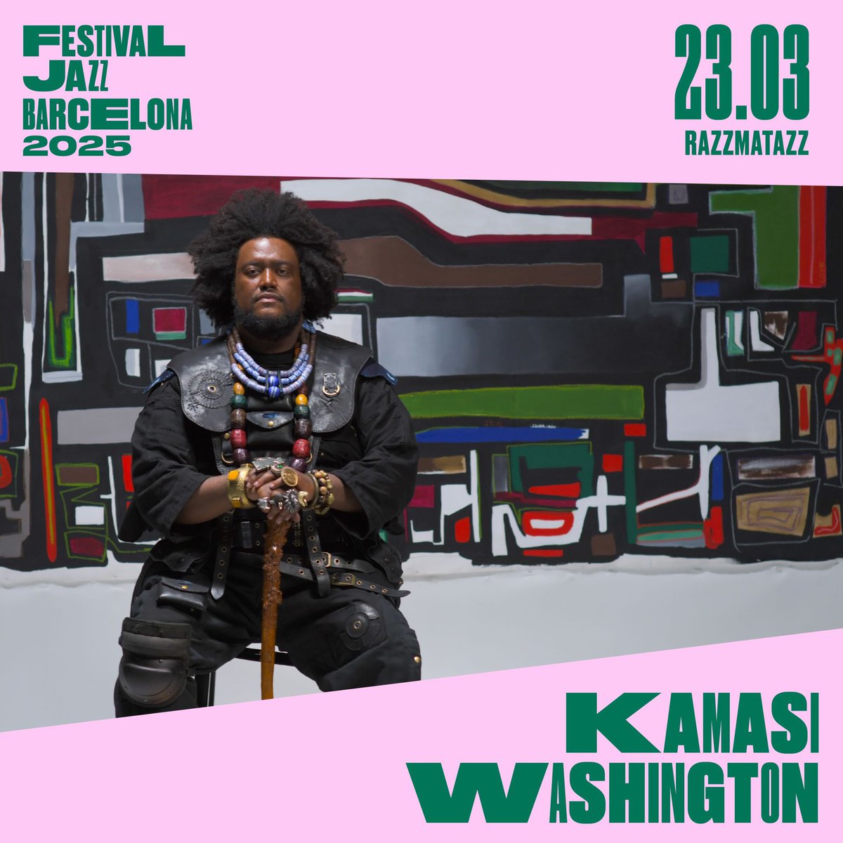 jazz.barcelona

<a href="/KamasiW/">Kamasi Washington</a> <a href="/theprojectbcn/">TheProject</a> <a href="/RazzmatazzClubs/">RazzmatazzClubs</a>