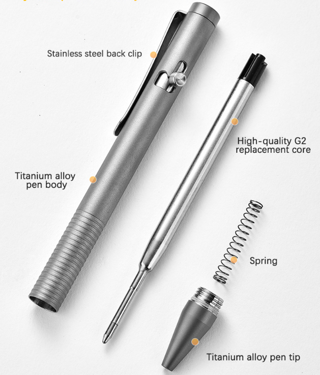 2Fdeal's tweet photo. Titanium Tactical Pen for EDC Pocket Self-Defence Pen Defensive Tools Business Collection
https://t.co/2HZ9Y7FFcE
lt is a practical tool for tactical defense, emergency, writing, and playing.

#2fdeal #SurvivalTools #handtool #multitool #tools #EDCTOOL #TacticalPen #defenseTOOL https://t.co/HRKoJNw0M7