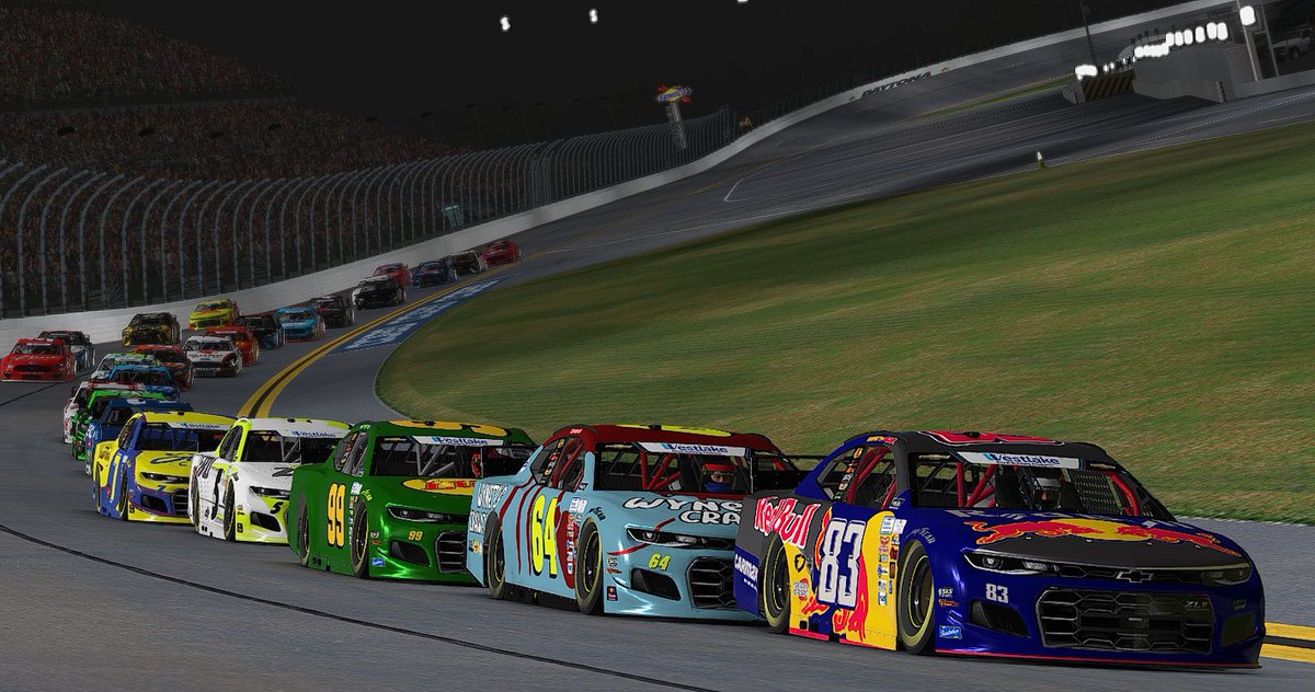 oh hey uhh we had duel(s) last night and Dj Stagner won again, go figure. Sebby set the pole too so he should be the pole sitter. Ty fell asleep.