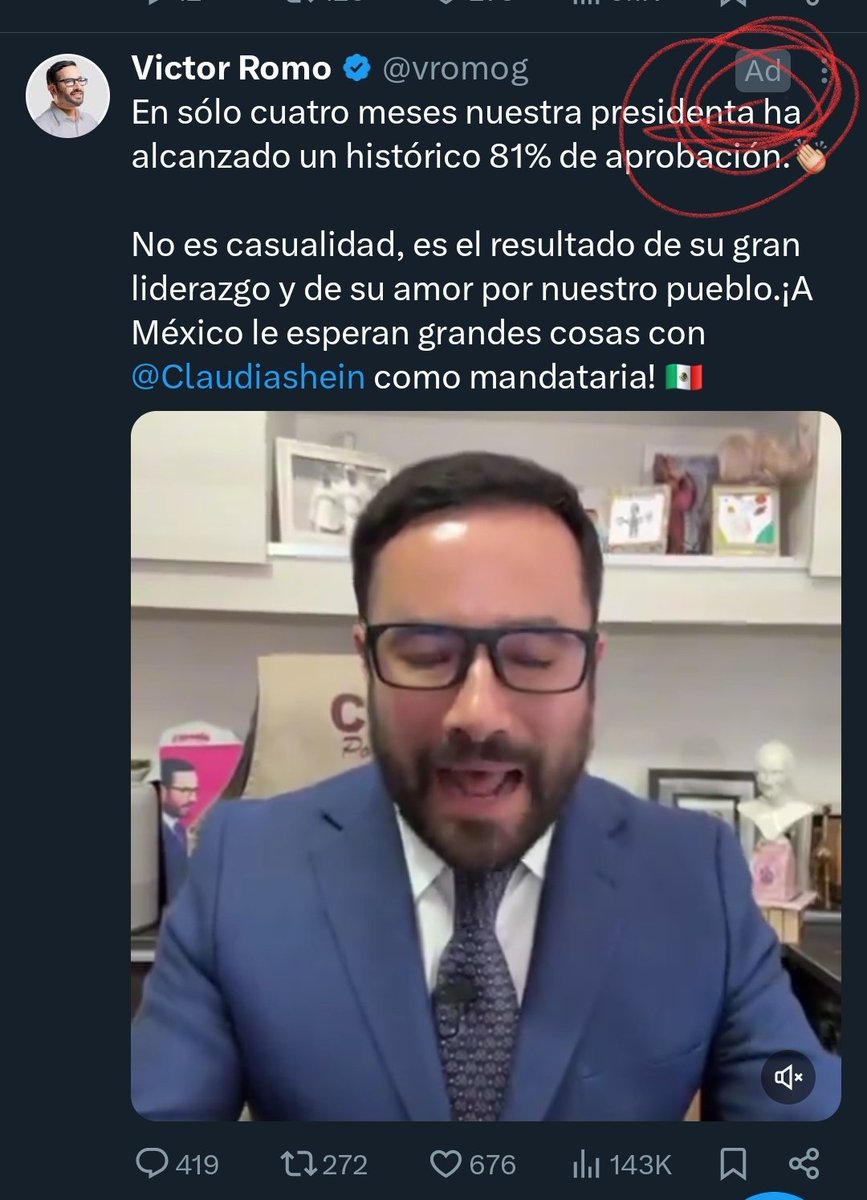 ricrc's tweet photo. @vromog @Claudiashein Por favor dejen de gastarse el dinero de nuestros impuestos en pagar anuncion en X https://t.co/9cdtoFB52A