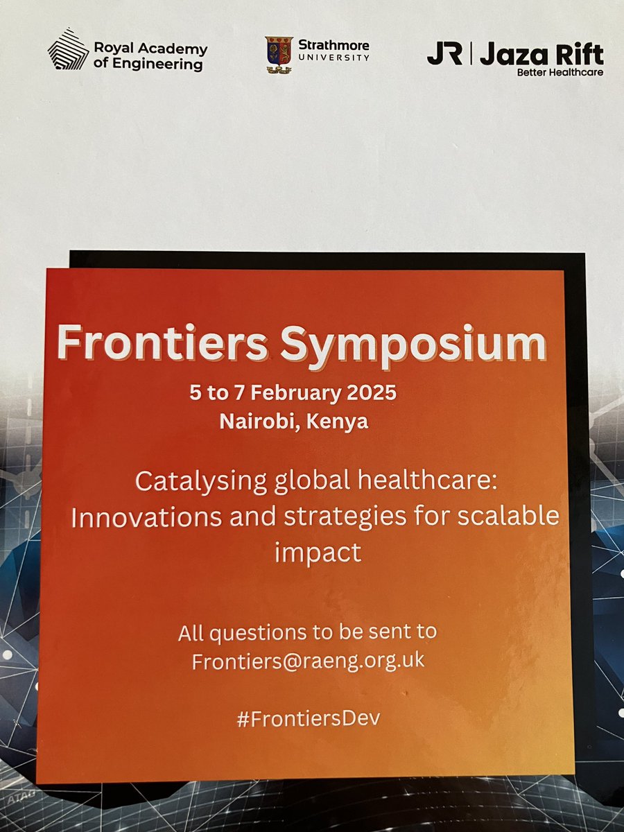 NasideMangir's tweet photo. 🌍✨ An inspiring week at the Frontiers in Global Health symposium in Nairobi! 🇰🇪🤝 Collaborated with 70 delegates from 25 countries to explore innovative ways to drive change in healthcare. New partnerships on AI-driven solutions for women's urinary incontinence.#RAEngGlobal https://t.co/8L8BjJw94w