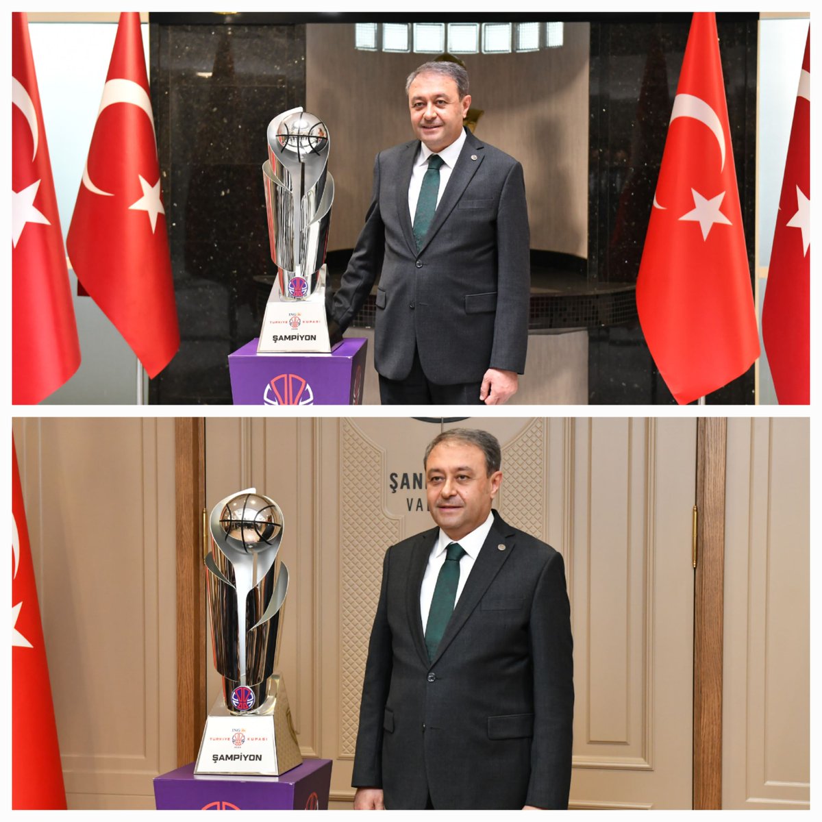 🏀 ING Basketbol Türkiye Kupası 2025 Dörtlü Final Heyecanı Şanlıurfa’da❕

🏀 ING Türkiye Kupası Yarı Final ve Final Maçları 14-16 Şubat Tarihlerinde Şanlıurfa 11 Nisan Spor Salonu’nda…

#BasketbolFederasyonu
#TürkiyeKupası