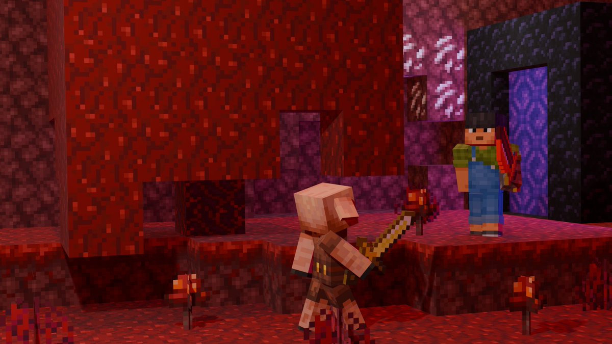 PortStingray473's tweet photo. New render to showcase the fire set tool skins 🔥
#minecraft #blender #Blockbench https://t.co/YUucCJ87Zf
