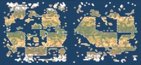 wasphyxiation's tweet photo. Civ 7 map generation is so bad lmao https://t.co/P3DeHeOsMZ