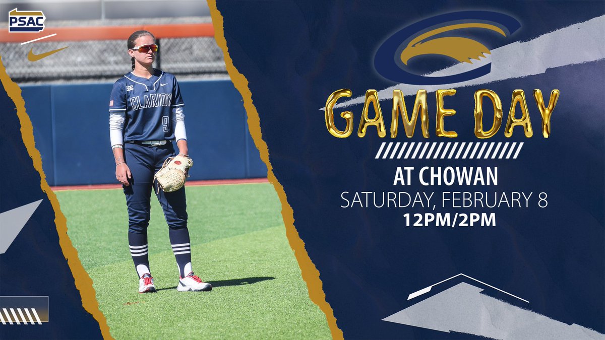 Clarion Golden Eagles (@clarioneagles) on Twitter photo <a href="/ClarionSoftball/">Clarion University Softball</a> gets it started in the Tarheel State!
📍 Murfreesboro, NC
🕛 12 PM / 🕑 2 PM
📊 tinyurl.com/22m79o9j
🎥 tinyurl.com/2xpwo8lu <a href="/ClarionSoftball/">Clarion University Softball</a> gets it started in the Tarheel State!
📍 Murfreesboro, NC
🕛 12 PM / 🕑 2 PM
📊 tinyurl.com/22m79o9j
🎥 tinyurl.com/2xpwo8lu