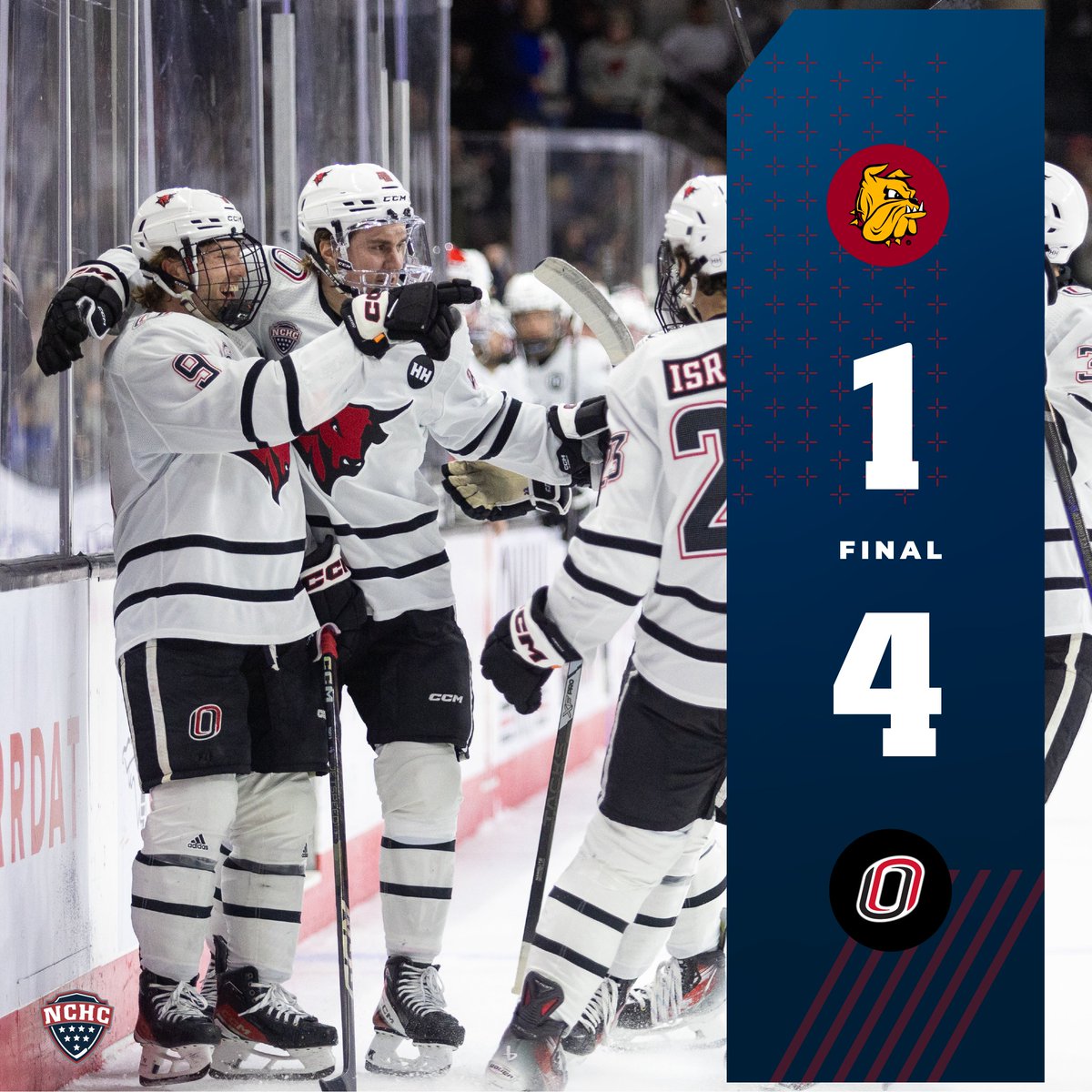 TheNCHC's tweet photo. 6 straight wins at @BaxterArena for the Mavericks! 🤘

#NCHChockey // #GoMavs https://t.co/Iem8vRjYPE
