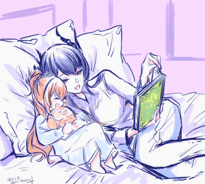 Experience the story together#RavenCrafts #drawMEI 
