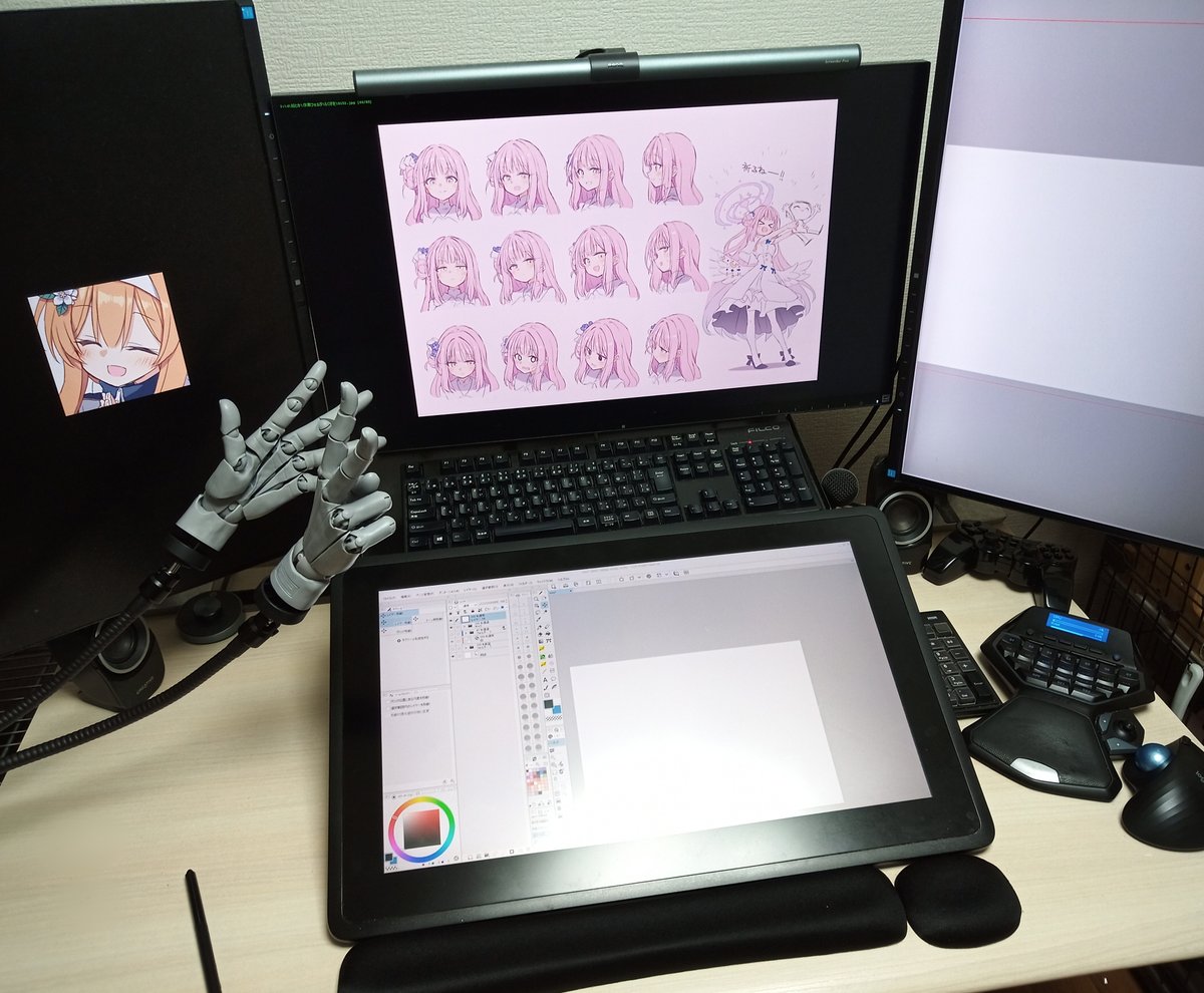 satoukabiss's tweet image. 両手生えました便利