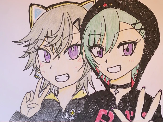 趣味全開で描きました#べにっき  #引き小森画  #八雲べに #小森めと 