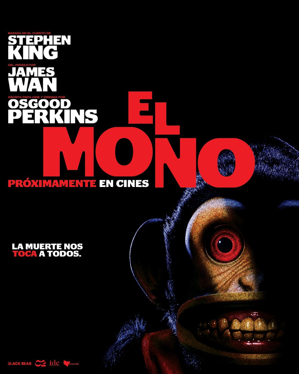 ¡Banda Macabra, ya viene el estreno de "El Mono"! Adaptación del libro de Stephen King, dirigida por Osgood Perkins y producida por James Wan.
Pronto tendremos pases en nuestro facebook para la premier por cortesía de <a href="/CorazonFilms/">Corazón Films</a> 

#StephenKing #ElMono
