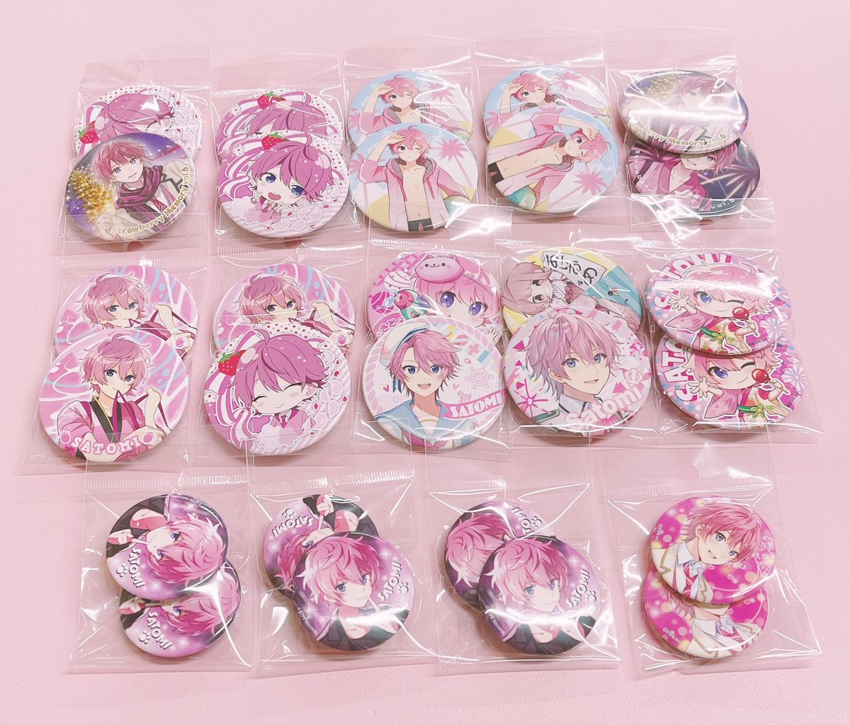 さとみくん 生誕祭 缶バッジ セット さとみ 生誕祭 缶バッジセット