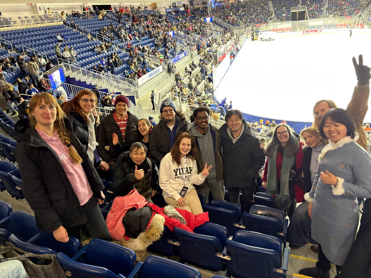 #YorkU Internationally Educated Professionals Bridging Program students, alumni &amp; staff had a great time at the #TorontoMarlies Hockey Game tonight. Learned lots about Canada's favorite game 🏒,networked &amp; had fun together!! Thanks to all the IEPs who came out and connected.