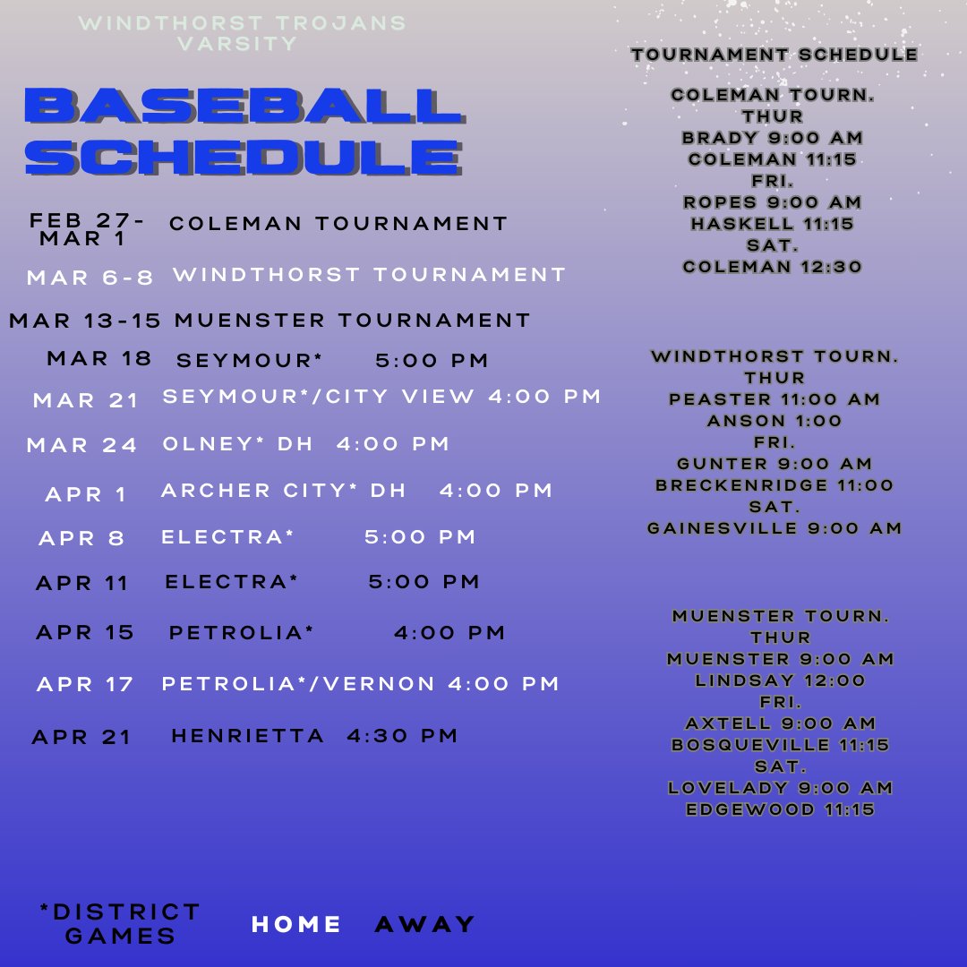 Windthorst Trojan Baseball (@wintrojbaseball) on Twitter photo 