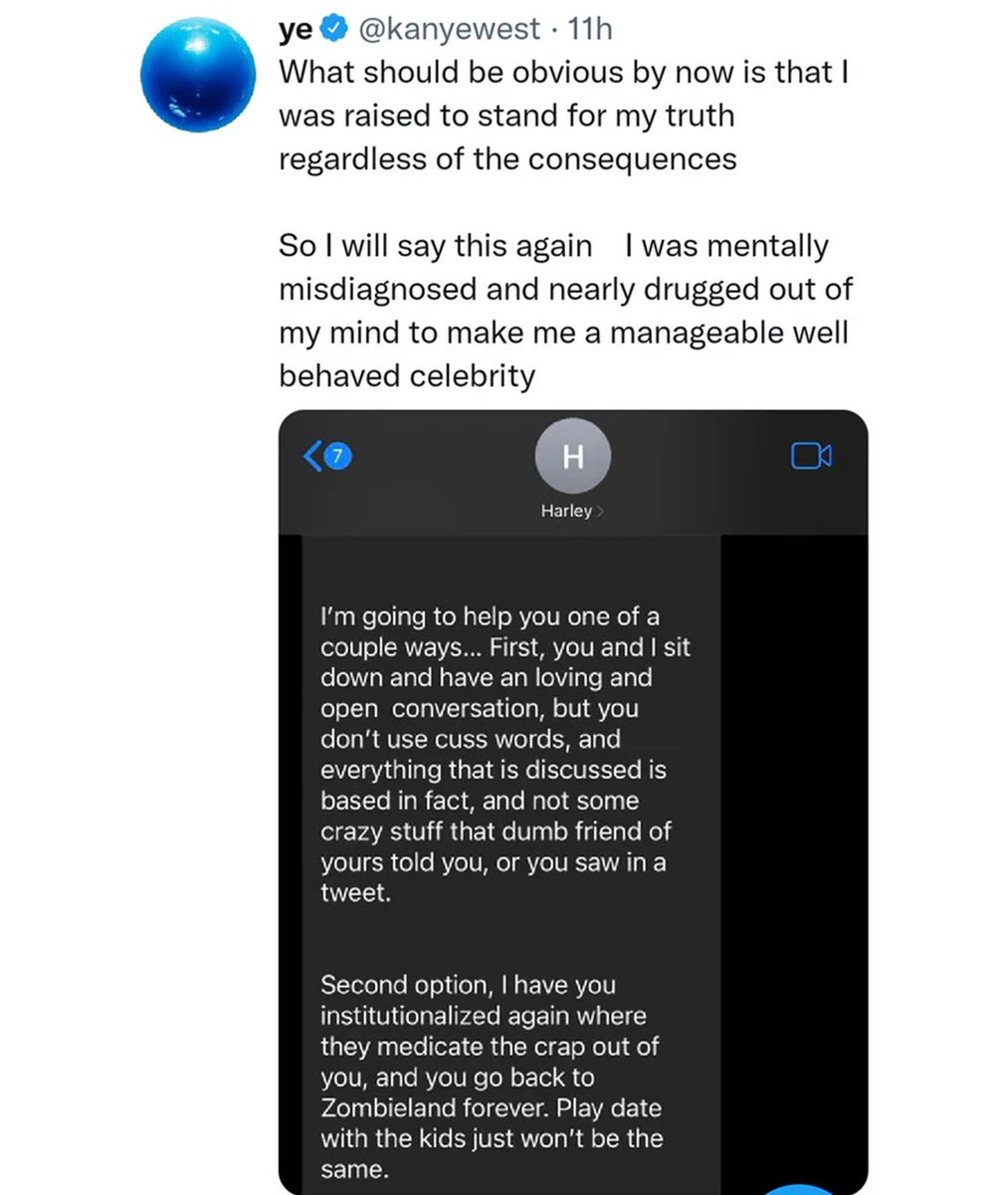 <a href="/kanyewest/">ye</a> We remember. Kanye was always telling the truth