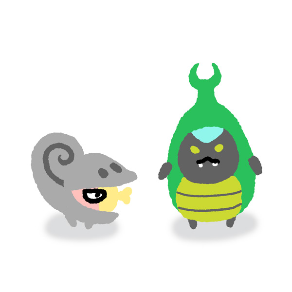 「かくとでる かくとでる かくとでる (明日好きなポケモンのコミュ二ティデイなので」|石垣りょうのイラスト