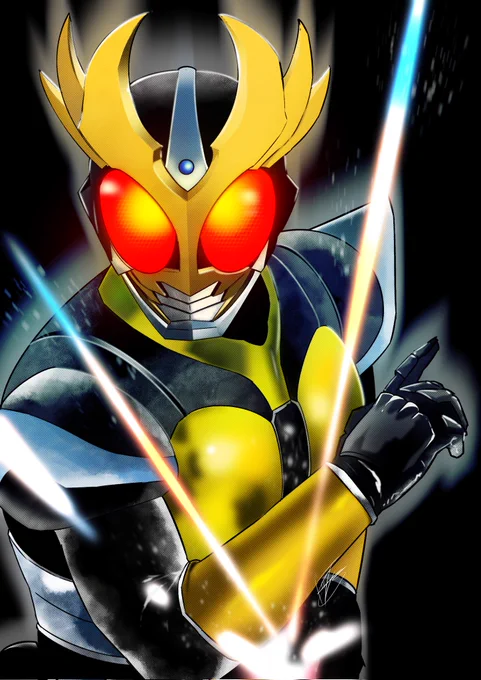 クウガよりも先に完成してたんだけどね、、、(笑)#仮面ライダー #アギト 