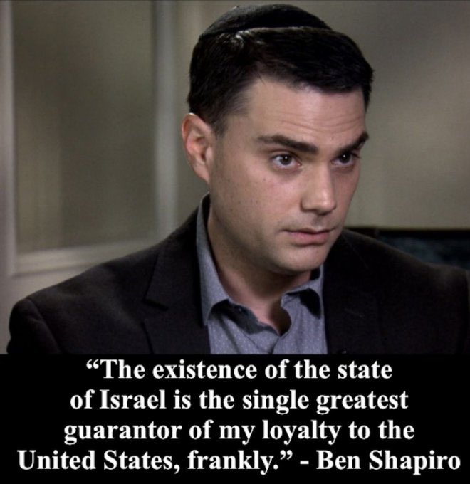respawnreload69's tweet photo. @kanyewest Ben Shapiro doesn’t give a fuck about America https://t.co/uAVDd00zSF