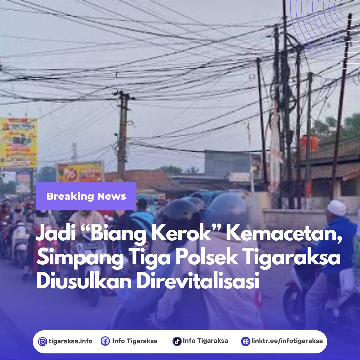 Kepadatan kendaraan pribadi dan umum yang melintas di simpang tiga Polsek Tigaraksa membutuhkan perhatian dan penanganan khusus. 

Salah satunya, Camat Tigaraksa, Kabupaten Tangerang, Cucu Abdurrosyied mengusulkan revitalisasi.

#tigaraksa #tigaraksainfo #infotigaraksa