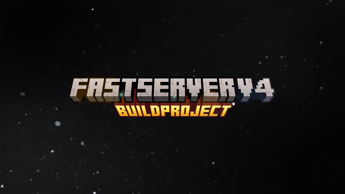 FastServerV3's tweet image. FastServerV4のテーマは&quot;BUILD PROJECT&quot;です！
発表されたら説明しますね😁

#FastServer #FSSv4