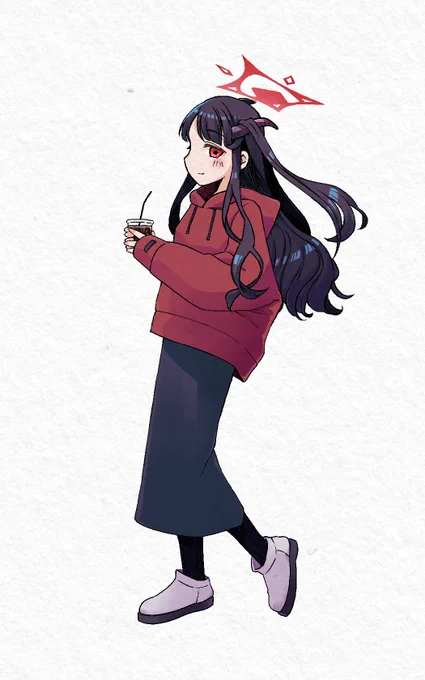 私服フウカ欲しい#ブルーアーカイブ 