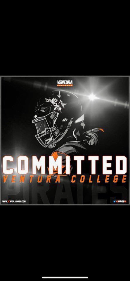 AGTG I’m beyond grateful to announce my commitment to Ventura College! I want to thank my family, coaches, teammates, and everyone who has supported me along this journey. I’m looking forward to this next chapter and can’t wait to get to work. <a href="/mikemadd6/">805 Hogs</a> <a href="/CoachColmanVC/">Jake Colman</a>