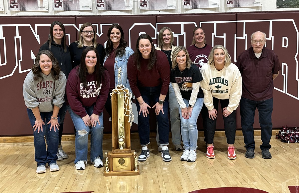 A fun night honoring the 20th Anniversary of the 2005 Grundy Center Girls Basketball State Champions. Spartan Legends! #Spartanpride