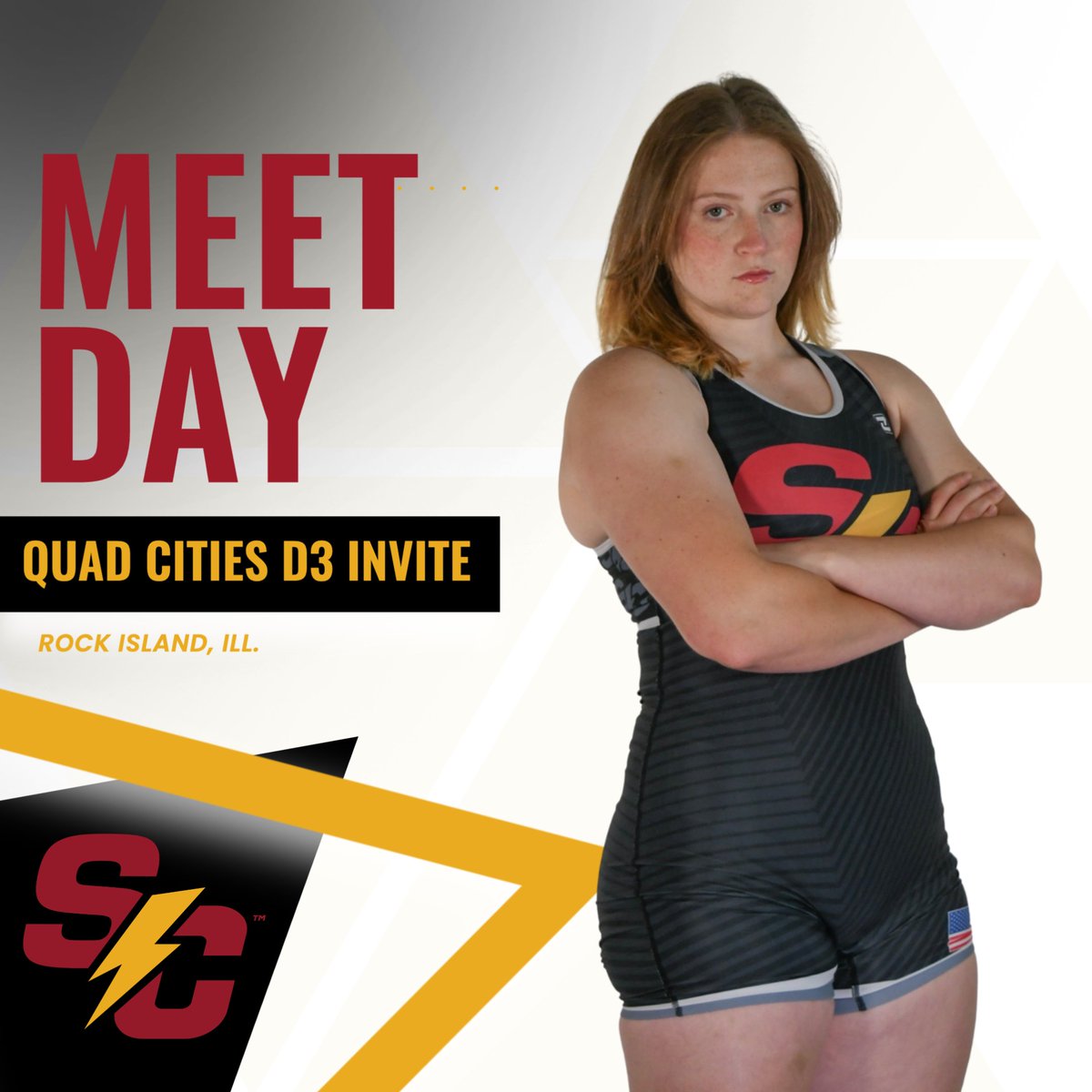 Locked in and ready for the two-day D3 Invite!

🆚 Quad Cities D3 Invite
🕑 2 p.m.
📍 Rock Island, Ill.
📊/🖥️ linktr.ee/simpsonwwrestle

#rollriversWRESTLE #d3wrestle