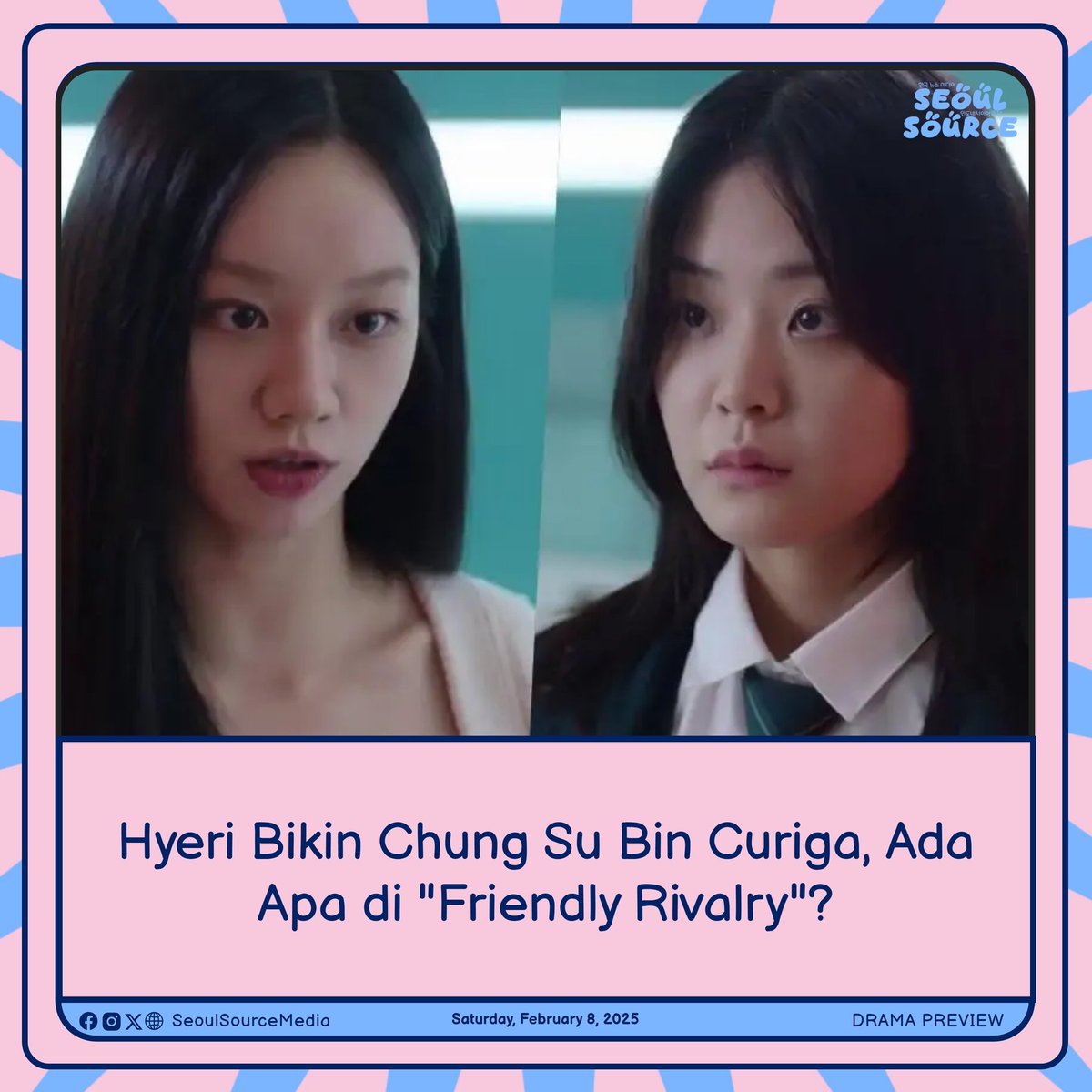 kpopdankdramaid's tweet photo. "Persaingan Berdarah di Chaehwa: Hyeri Ungkap Obsesi Tersembunyi dalam Drama '#FriendlyRivalry'!" #ChaehwaGirlsHighSchool #Misteri #Thriller #PersainganAkademik #Obsesi #Hyeri #ChungSuBin #WebtoonAdap
Selengkapnya https://t.co/lsw5DrvQOb
-K.Gaeul https://t.co/lq7NLtPzc1