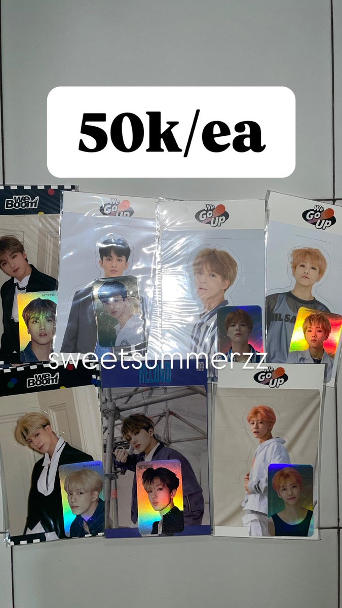 sweetsummerzz's tweet photo. WTS Clearence Sell
Holo NCT Dream 127

- Baker House Haechan Jaehyun
- 4x6 Universe Let’s Play Ball Photo Jaemin Jeno
- Birthdaya PC Haechan
- We Boom Haechan Jeno
- WGU We Go Up Jeno Jisung Jaemin
- Reload Jisung

✅ all sealed
✅ good condi
✅ co 🍊
❌ adm 🍊

📍 Jateng https://t.co/Lh12PIS4K5