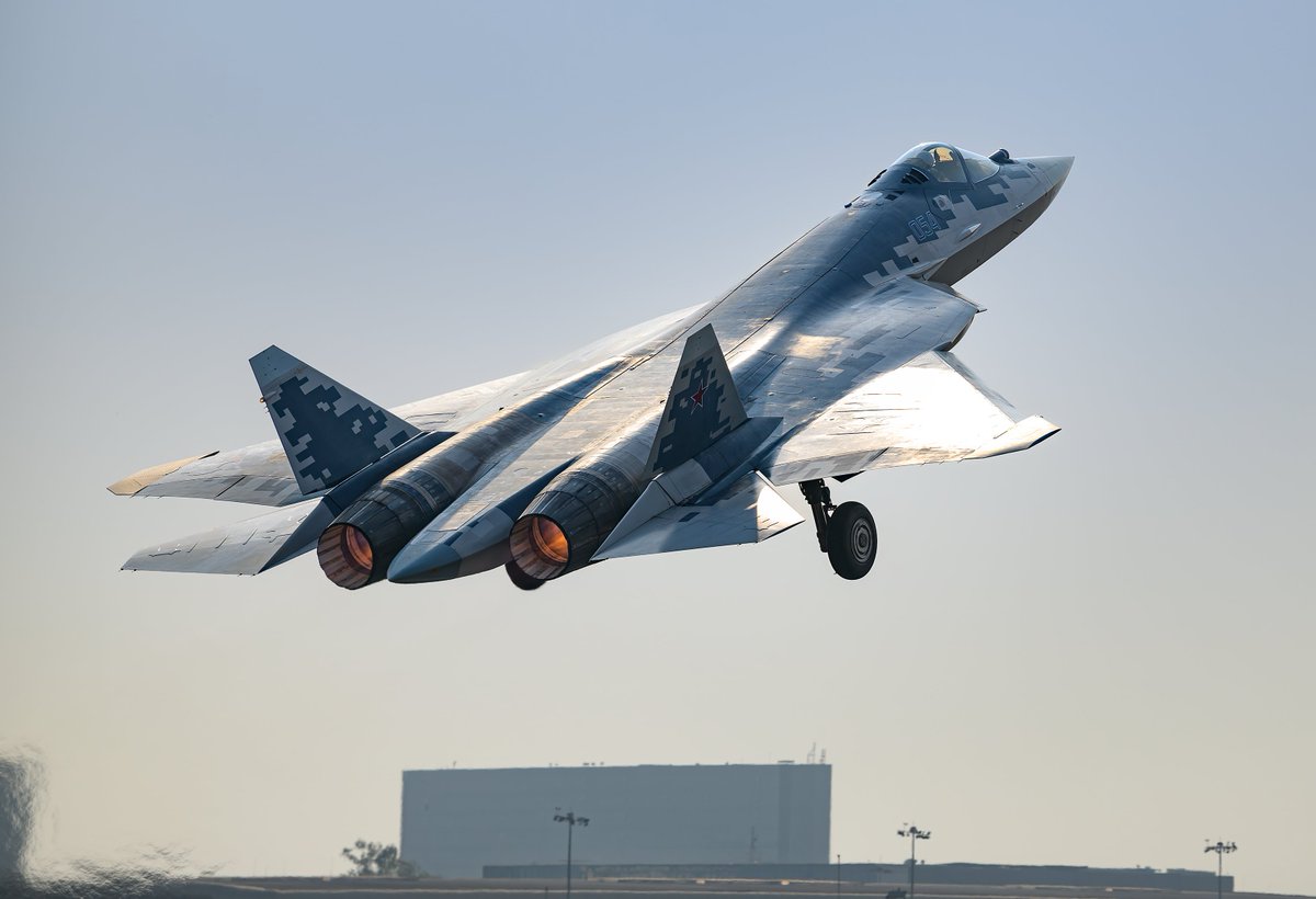 Livefist (@livefist) on Twitter photo The honour of taking the first ๐ธ of the Su-57 breathing its first Indian air fell on <a href="/severerocket/">Aatish Pillai</a>. These at AFS Pune before she departed for Yelahanka. A splendid aircraft that has $285-mil of Indian money in its veins. AMCA is India's choice, but don't miss #AeroIndia2025. The honour of taking the first ๐ธ of the Su-57 breathing its first Indian air fell on <a href="/severerocket/">Aatish Pillai</a>. These at AFS Pune before she departed for Yelahanka. A splendid aircraft that has $285-mil of Indian money in its veins. AMCA is India's choice, but don't miss #AeroIndia2025.