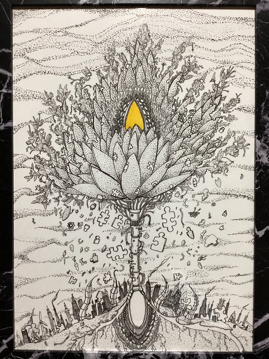 私が描いている、シンギュラリティシリーズ観てください‼️

既存の秩序の崩壊をメインに描いています🧩🏙️

#シンギュラリティシリーズ
#仙崎だいすけ画集
#絵描きさんと繋がりたい
#細密画
#アナログ絵