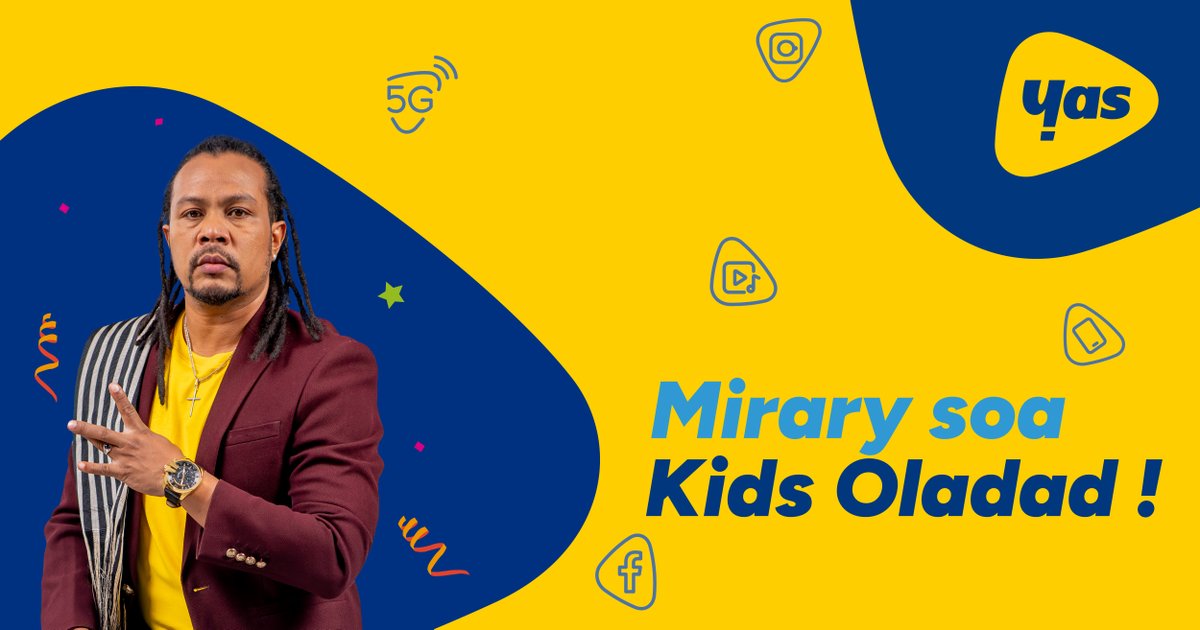 yas_Madagascar's tweet photo. 🎁🎂ANNIVERSAIRE KIDS OLADAD🎂🎁

Miaraka miarahaba sy mirary soa an'i Kids Oladad madagascar isika amin'izao fitsingerenan'ny andro nahaterahany izao 🥳

Yas dia mirary soa sy fahombiazana ho azy☺️

#TeamYas💛 https://t.co/DaWxDN46H4