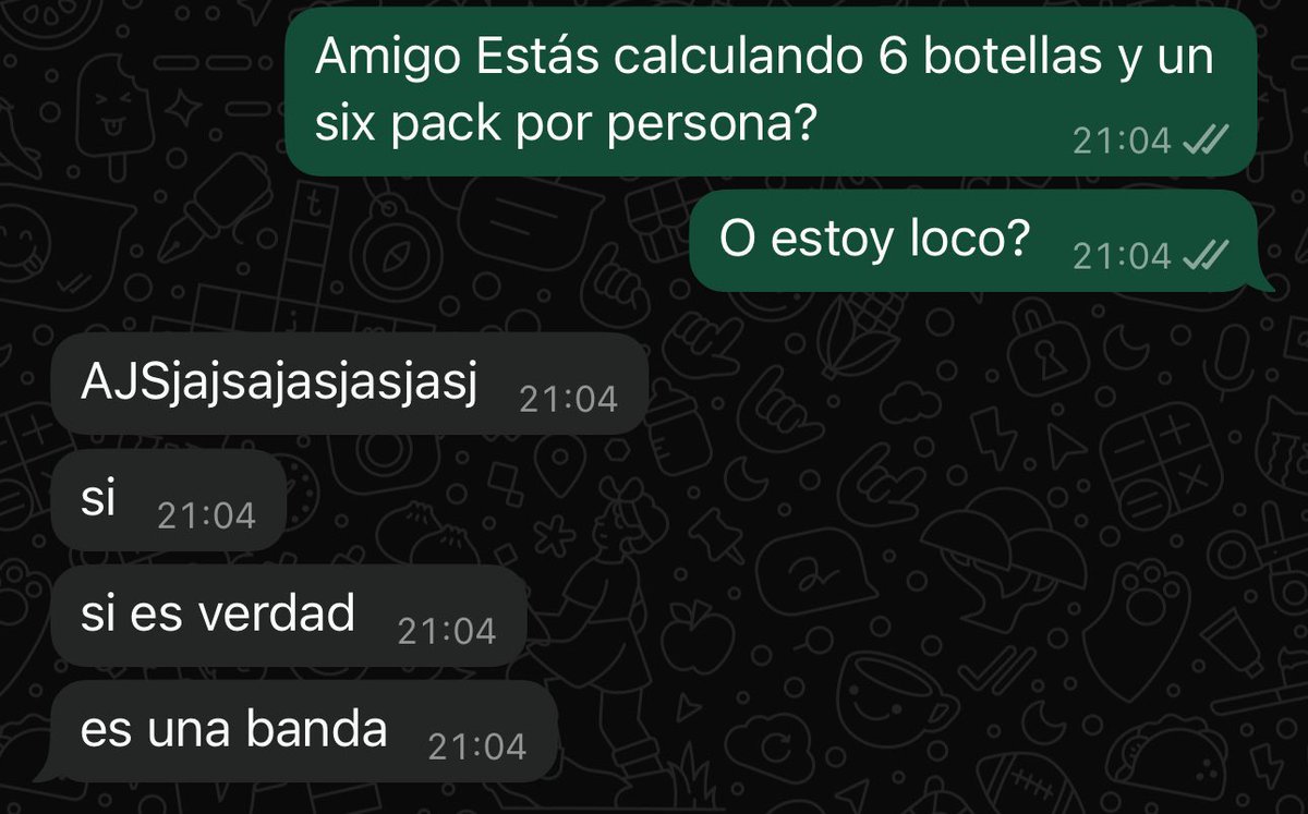 tomialmudevar's tweet photo. @cirogg Y encima vos sos el encargado del alcohol https://t.co/MZzm9yjUWy