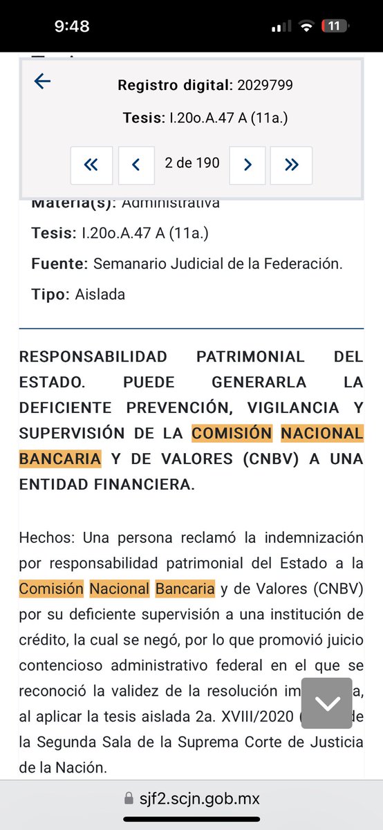 cokecam's tweet photo. @melissaayala92 @lsalgador Es un gran tema, recientemente también salió una muy interesante en un tema de omisión de la CNBV  en materia de prevención, vigilancia y supervisión a una entidad financiera, lo cual se estimó como actividad administrativa irregular para efecto de RPE. https://t.co/uKq5L1mwMj