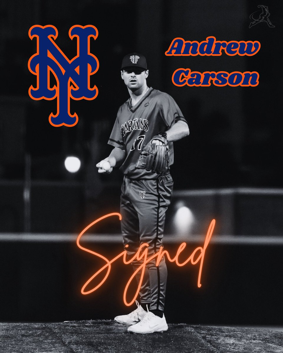 SIGNED.

Huge congrats to Andrew Carson on signing with the <a href="/Mets/">New York Mets</a> !

Kid has nasty stuff, put up elite college numbers, and has put in the work to raise his velocity average and ceiling. Mets are getting a good one, excited to see what his future holds!