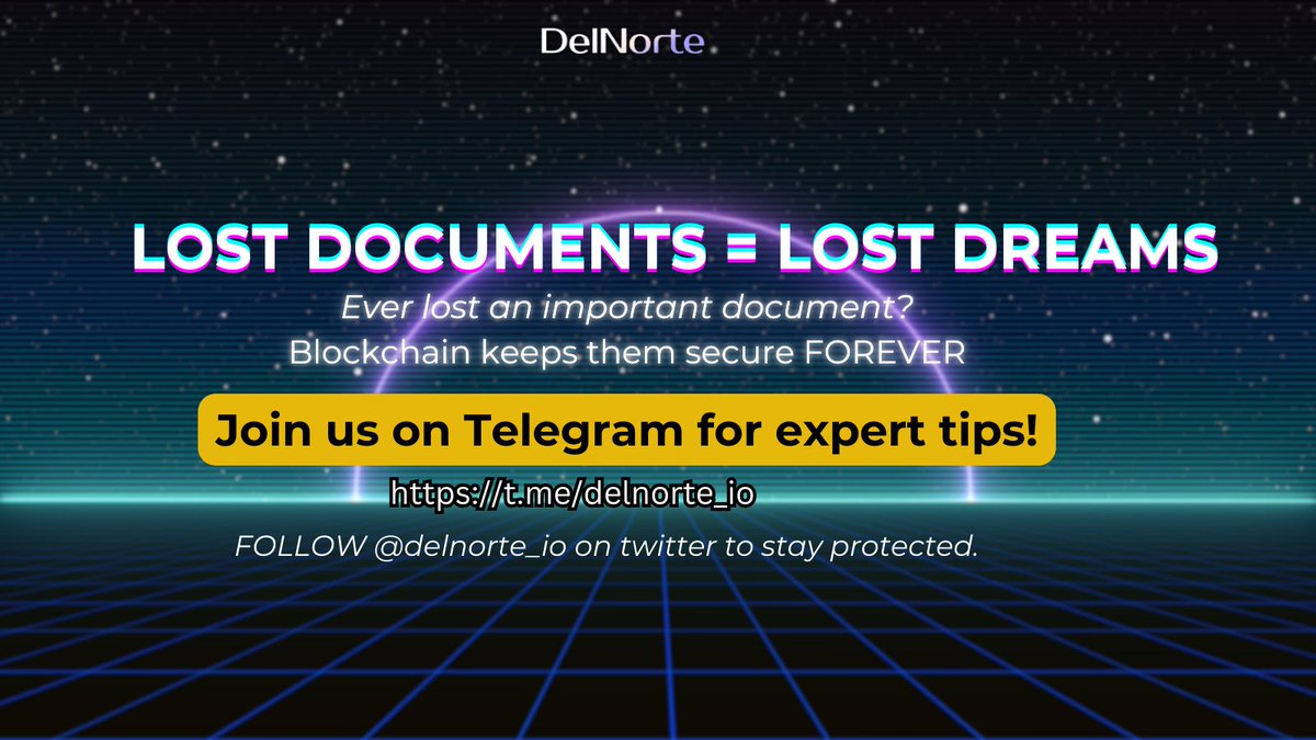 🚨 Lost Documents = Dreams! 🚨 Blockchain helps you keep them secured FOREVER

Ever lost a vital document—passport, property deed, or business contract? The consequences can be devastating. ❌

Traditional storage methods fail:
📄 Paper documents get lost, stolen, or damaged.
💾